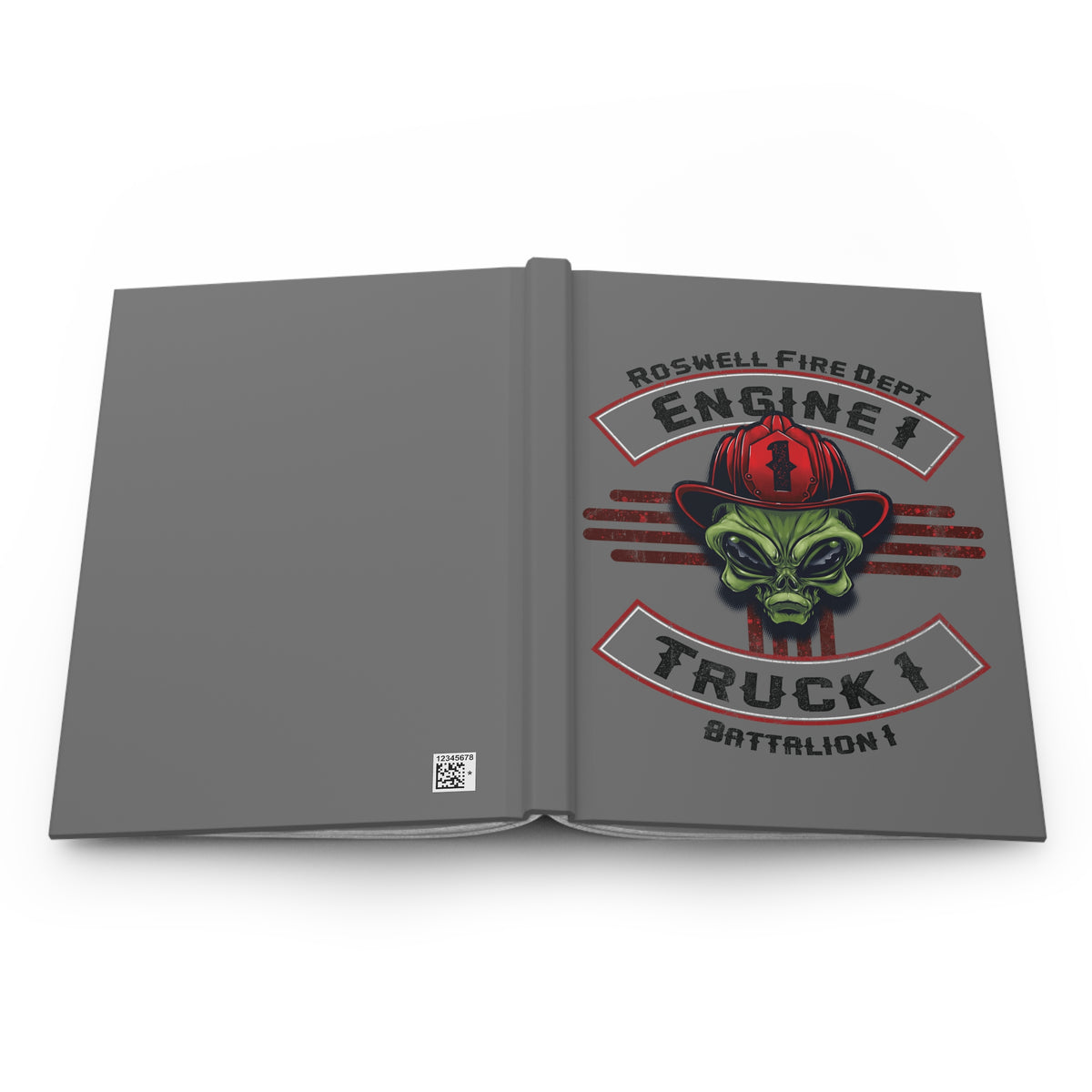 Engine 1, Truck 1, Battalion 1 (Hardcover Notebook)