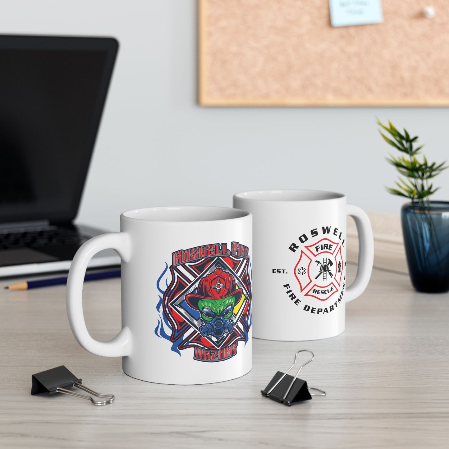 Roswell Fire Hazmat (Ceramic Mug)
