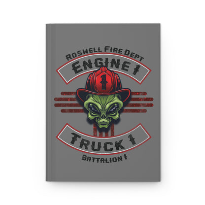 Engine 1, Truck 1, Battalion 1 (Hardcover Notebook)