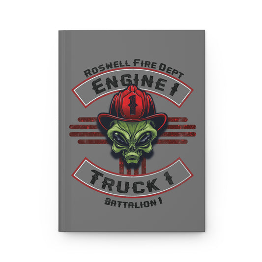 Engine 1, Truck 1, Battalion 1 (Hardcover Notebook)